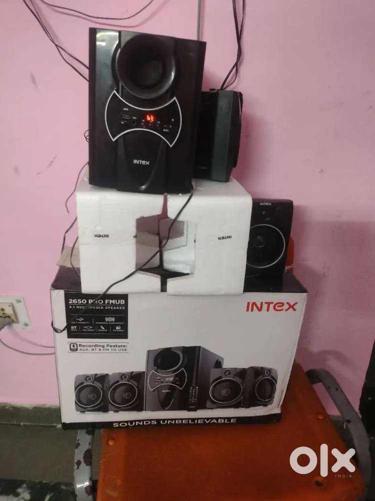 INTEX HOME THEATRE 4 DAY OLD
