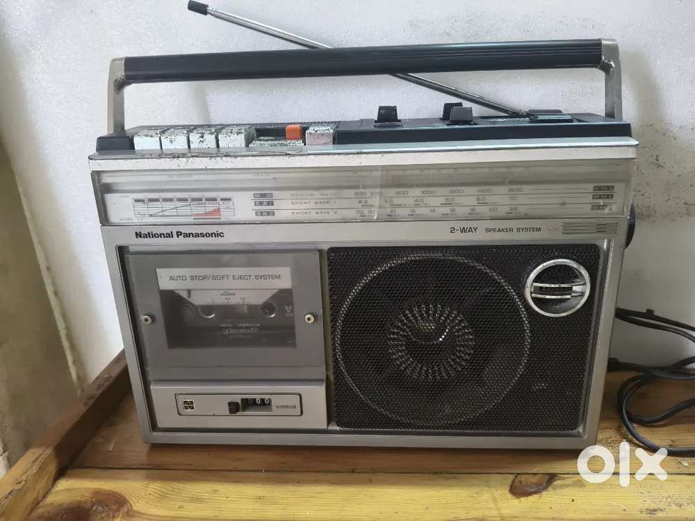 National panasonic tape recorder fm radio