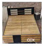 Sunday sale buying new double bed with box -6499/-EMI on bajaj