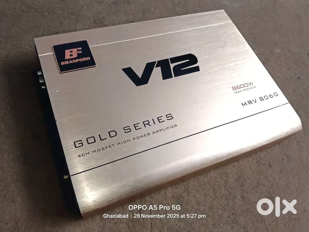 Four channel amplifier for car speakers