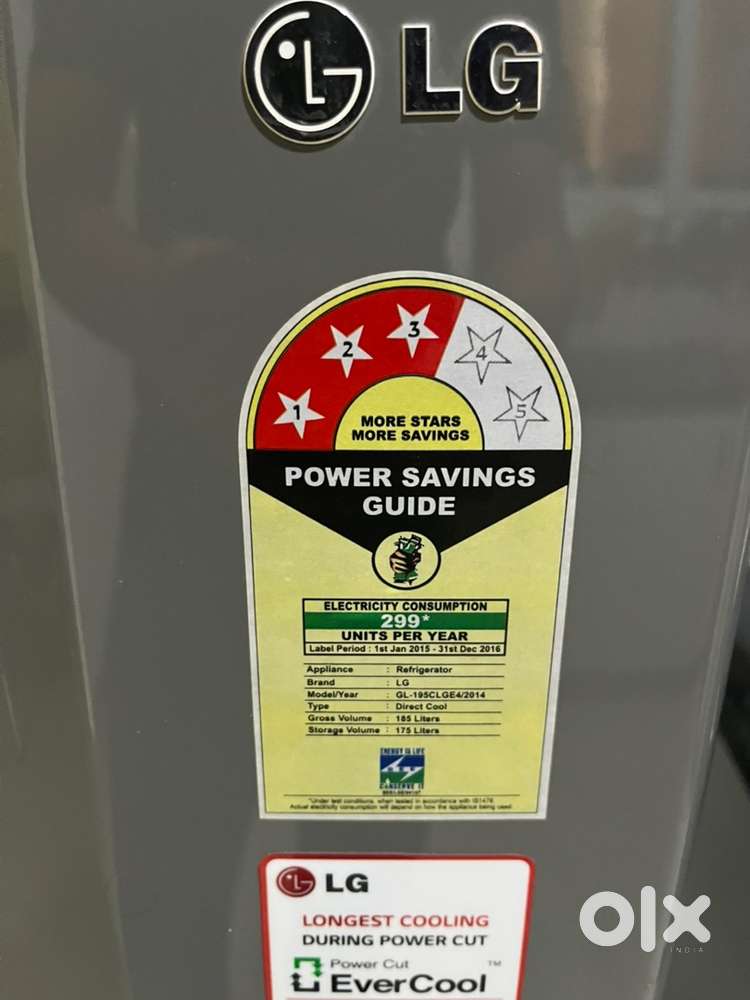 LG Refrigerator 185 Liter