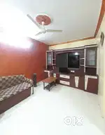 Semi furnished 2BHK flat available for sale in Dhanori Bhairavnagar.