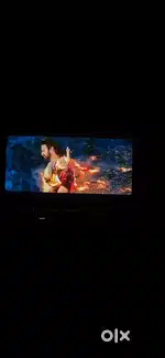 Egate Zen LED projector with 120 screen