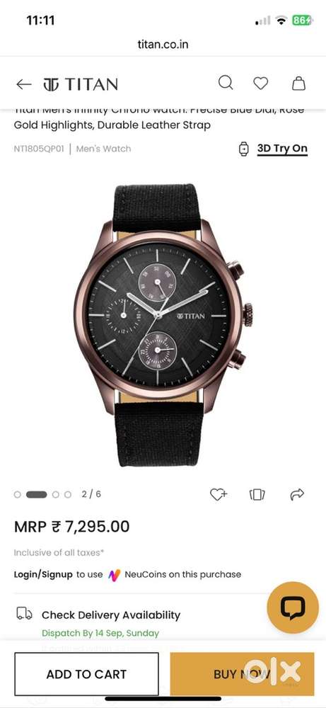Titan original watch with free airpods and magsafe.