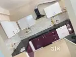3 bhk  semi furnished newly painted flat for rent