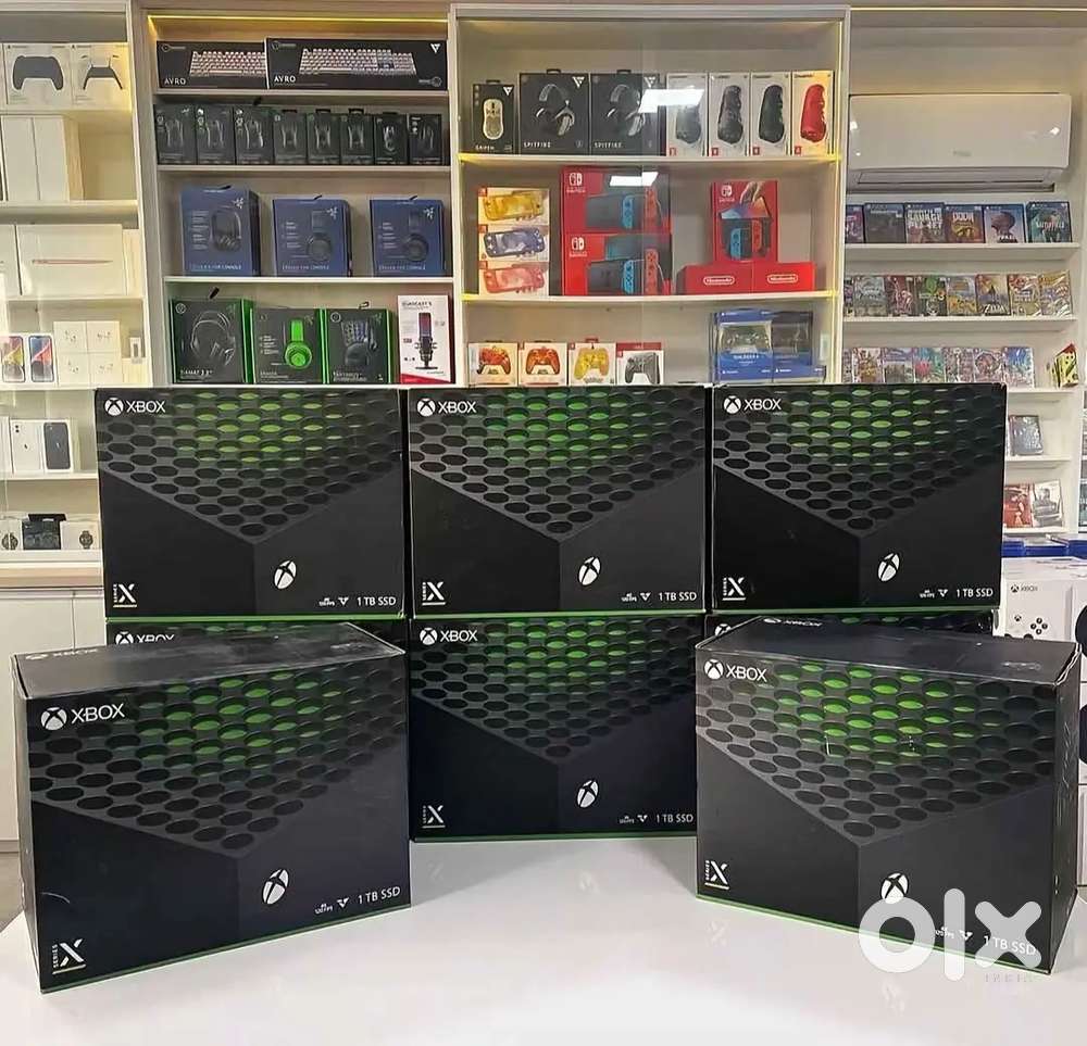 All models of X box consoles and Nintendo with warranty for sale