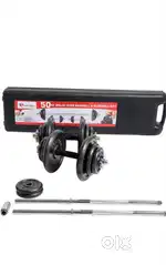 50 Kg Solid Barbell and Weight set