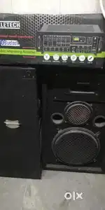 Amplifier and 2 qty Woofer