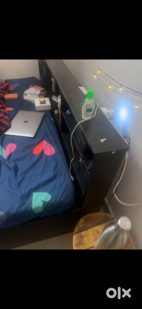 Queen Size Bed with Full Storage (Engineering wood)