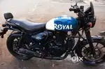 RE Hunter 350 ( Top End ) Best Condition Rebel Blue color