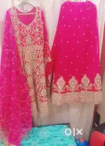 Women's Pink Lehanga (Size Xl to XXL)Party wear/ Festive  Wear