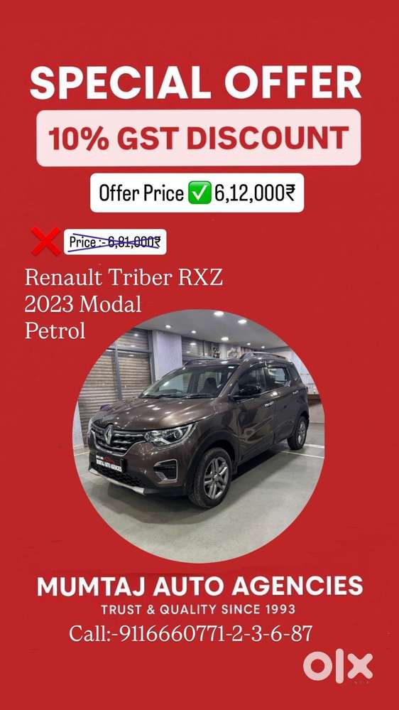 Renault Triber RXZ, 2023, Petrol