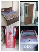Moriyan rental services Fridge on washing machine all furniture rental