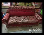 3+1+1 Royal Red Sofa