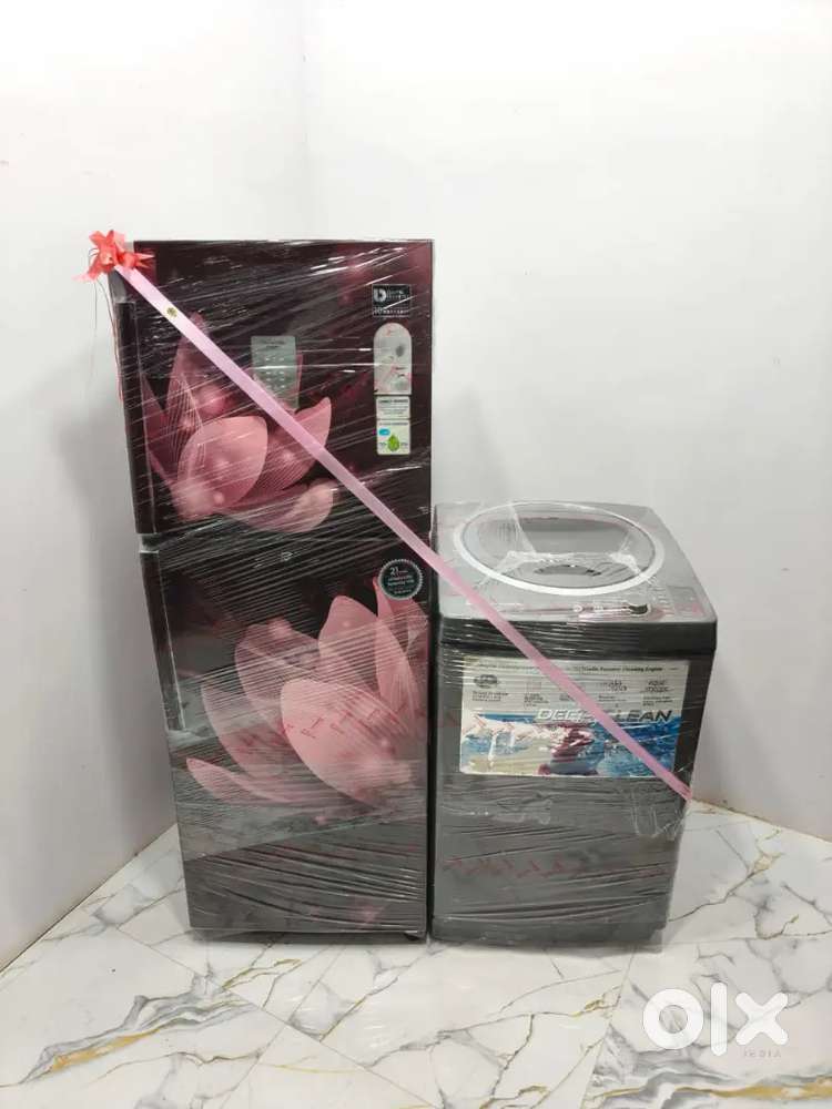 COMBO OFFER ON TOP LOAD WASHING MACHINE AND DOUBLE DOOR REFRIGERATOR