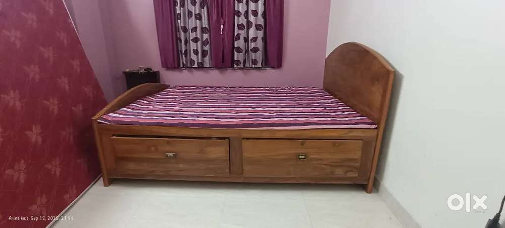 Pure Wooden Bed