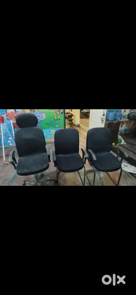 3 office chair set