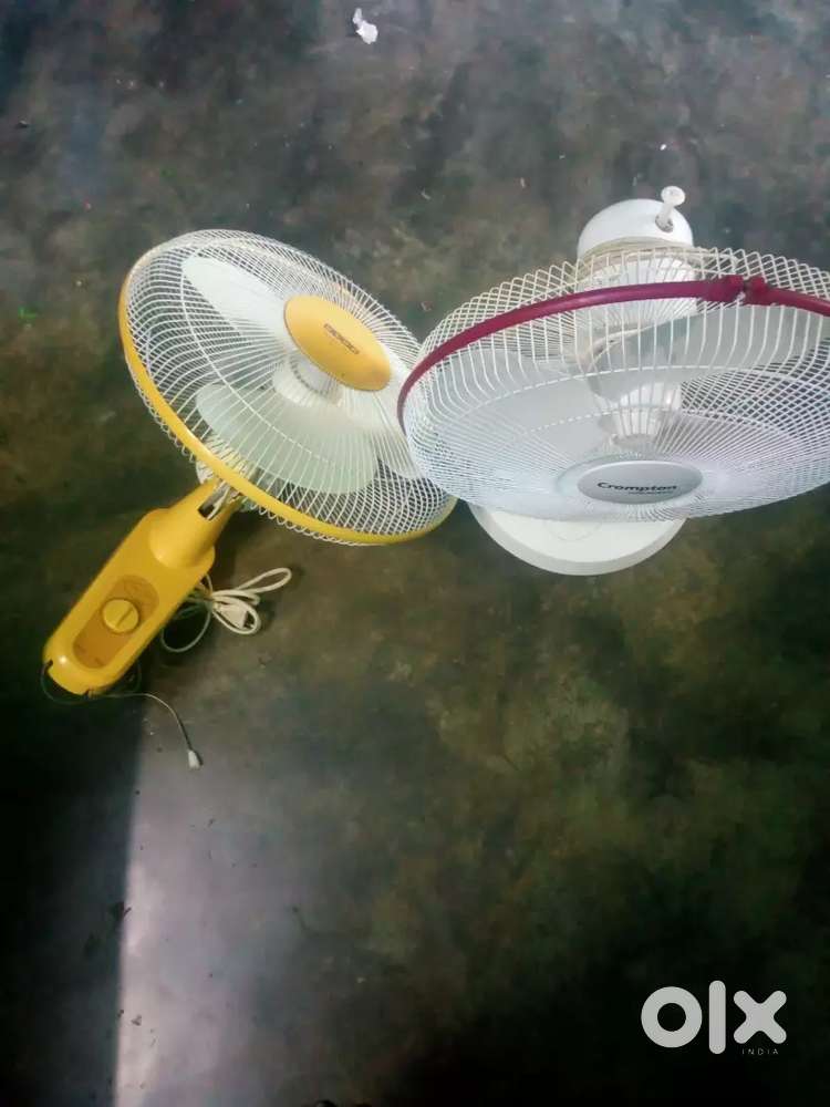 fan wall mould usha and table fan crompton Good working condition