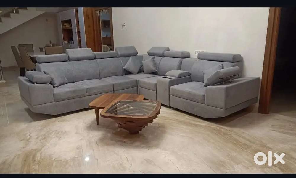 LUXURIOUS L TYPE 7 SEATERS SOFA AVAILABLE AT ZAM ZAM FURNITURE