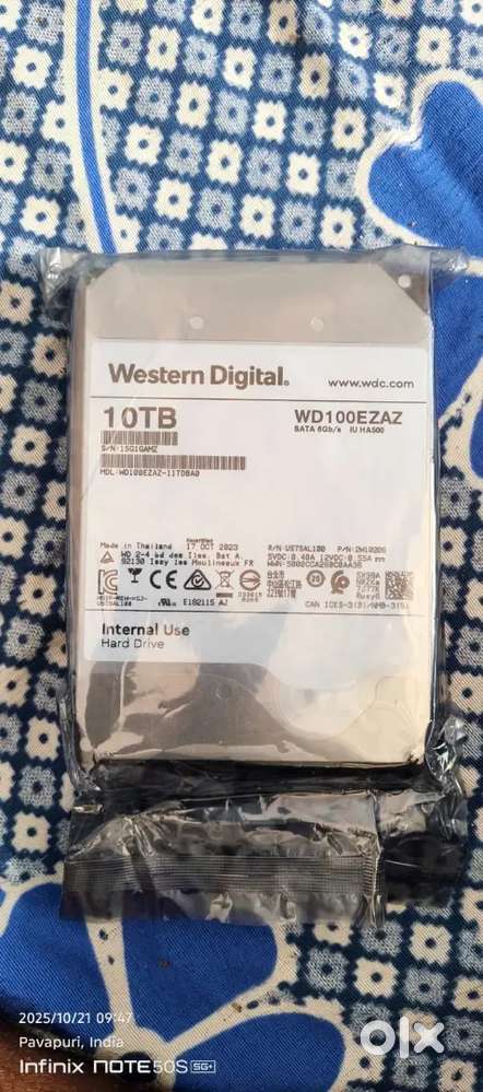 10 TB Hardisk New hai