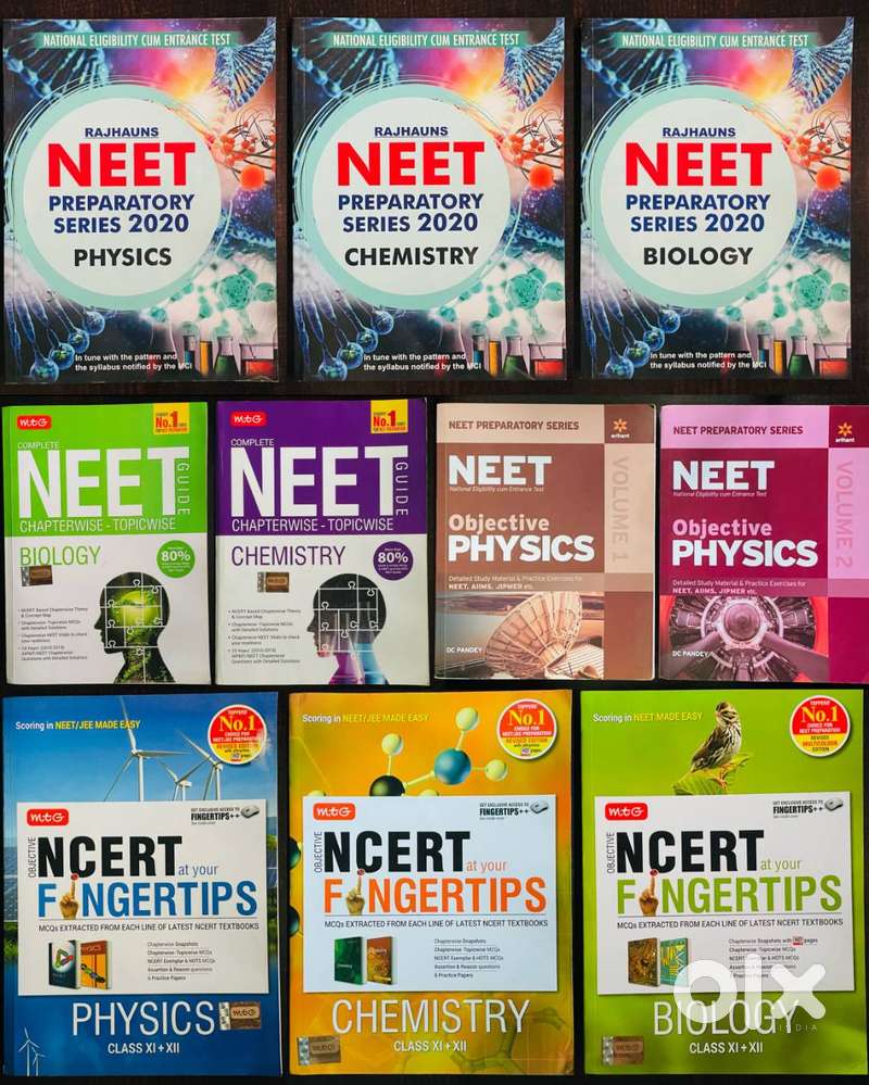 Set of 10 NEET Prep Books (2020 edition)