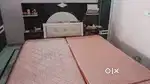 Double bed with mattress