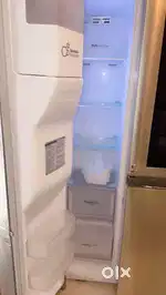 Lg 630 ltr side by side refrigerator