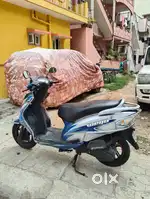 TVS WEGO 2019 model 110CC BLUE/SILVER. LESS DRIVEN. FIXED PRICE