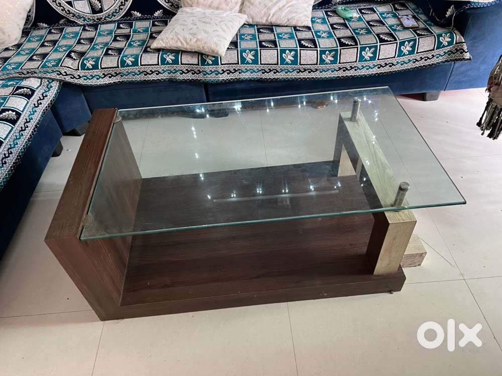 Wooden Glass Table