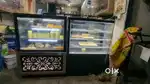 Western display fridge along with normal display counter for sale
