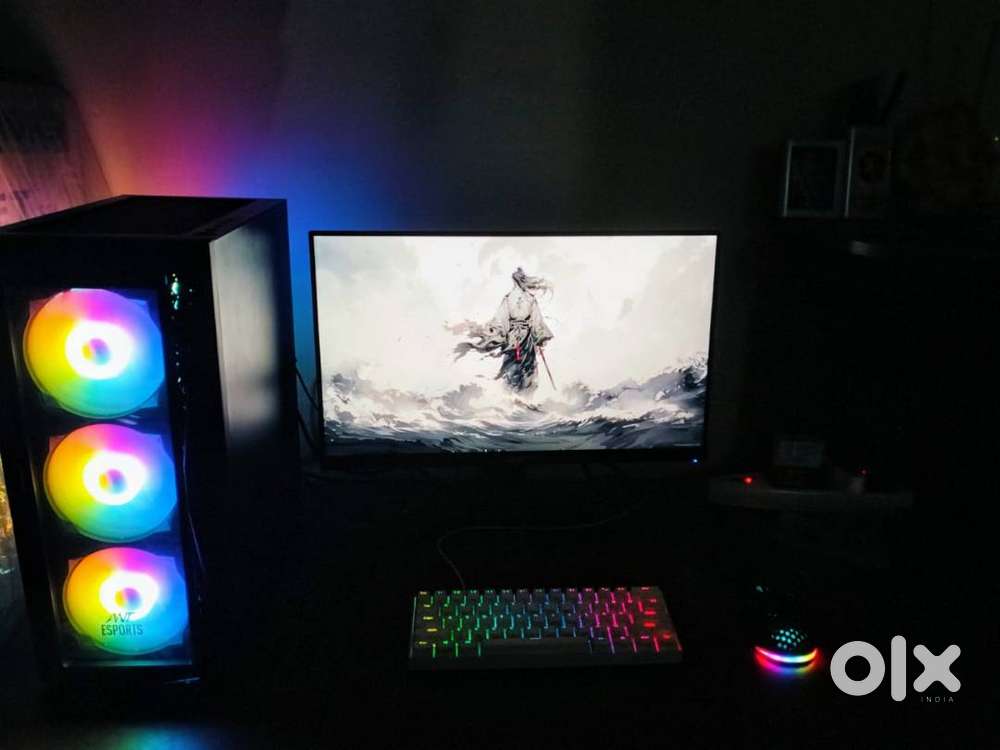 RTX4060 Gaming Setup High FPS PC+27” 180Hz Monitor Excellent Condition