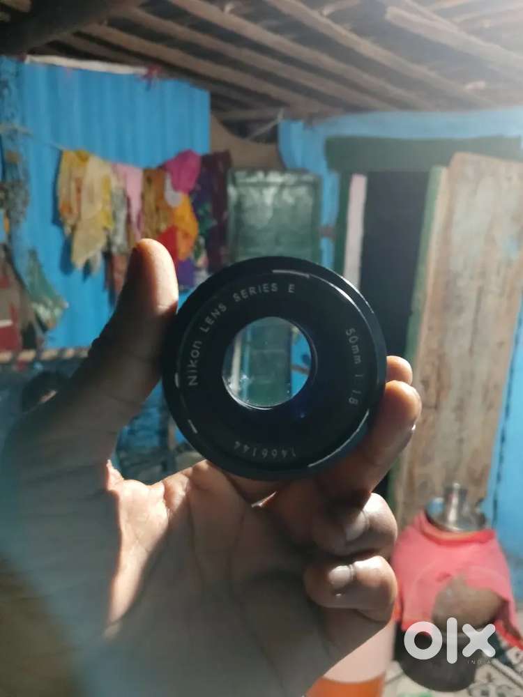 Vintage pentex camera and 1 nikon lens