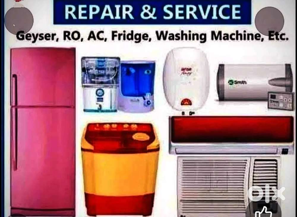 Ac/Geyser Washing machine Repair చేయబడును