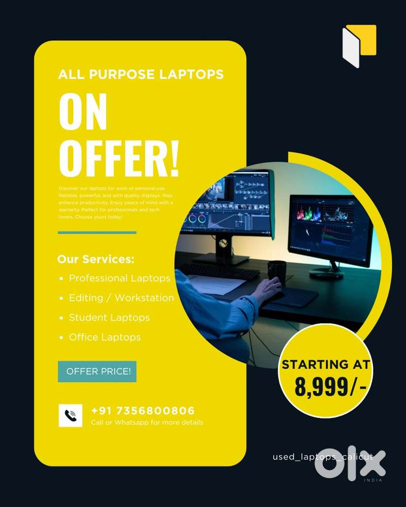 Premium Laptops with warranty!