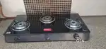 3 burner gas stove.. 1 year old