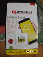 Memory Card : Brand New Simmtronics 32 GB SDHC