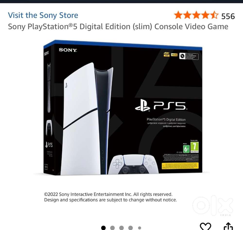 Playstation 5 disc slim console