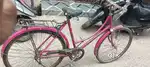 Pink bycycle