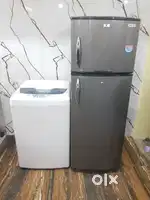 Lg top load fully automatic washing machine and double door fridge