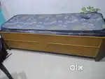 Bed, diwan ad wardrobe for sale