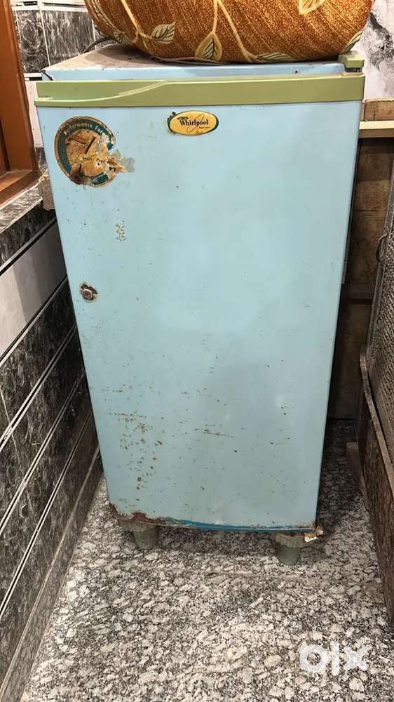 Old refrigerator and cooler
