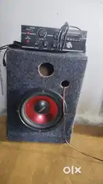 2.1 amplifier & 8inch subwoofer