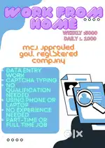 Data entry work