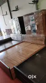 DOUBLE BED AND WARDROBE FACTORY PRICE 11999