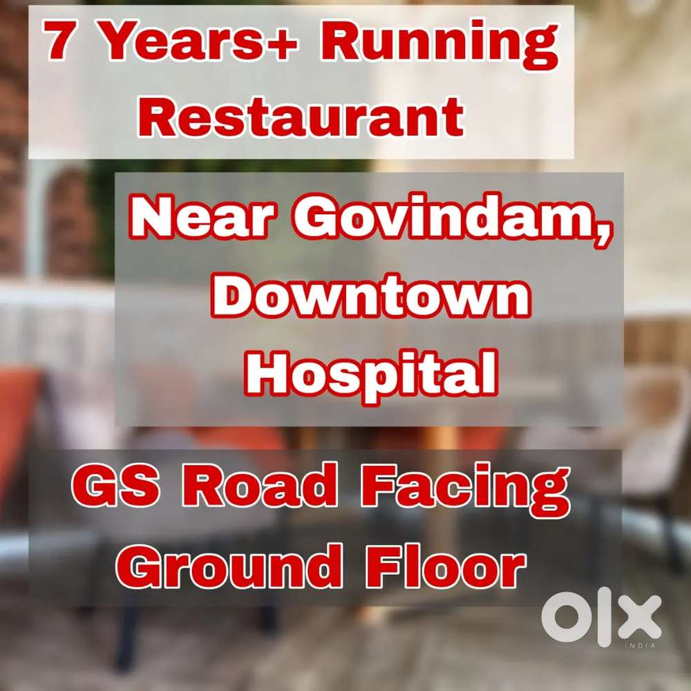 Road Facing Ground Floor Restaurant Near Govindam, Downtown