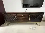 Wooden TV Cabinet (Walnut Finish)
