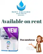 7 stage RO Rentvolcano Purifier on Rent