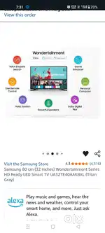 Samsung 32 Smart Led Tv