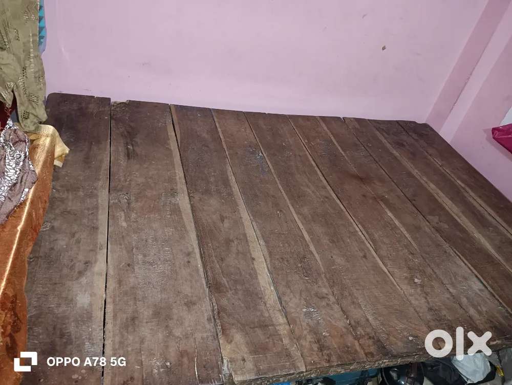 Old heavy bed