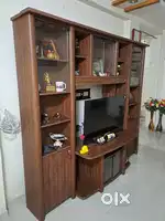 Wooden finish Tv unit